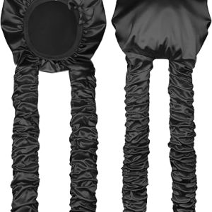 long bonnet Satin Black